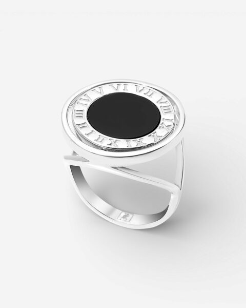03-00-0120 Кольцо двустороннее со знаками зодиака (Ag 925)-1