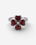 03-00-0661 Кольцо "Klever rouge" (Ag 925)-1