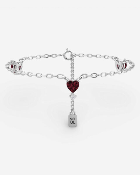 02-00-0746 Браслет "Queen Love" (Ag 925)-1